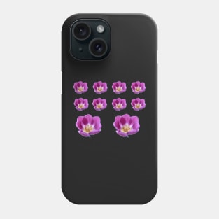 Tulipa 'Purple Flag' Triumph Tulip Phone Case