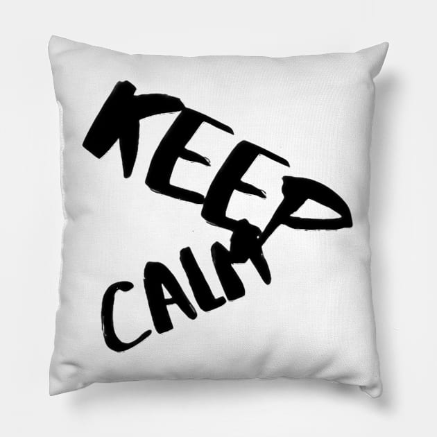 Calm Vibes Pillow by UtopiaPrints