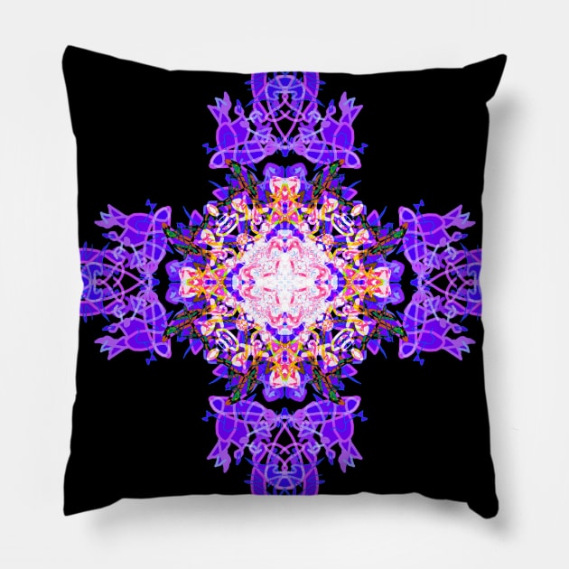 MetaRagz color16 psychedelic Pillow by MetaRagz