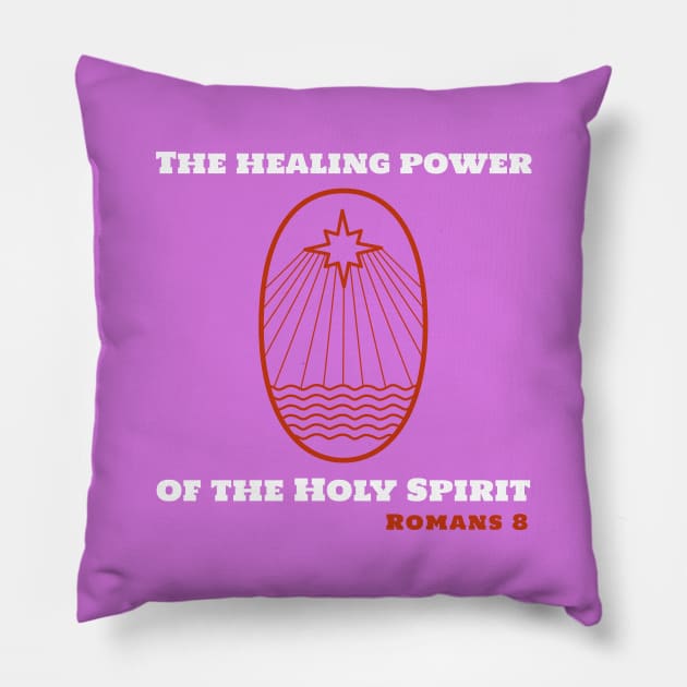 The Healing Power of the Holy Spirit Pillow by Godynagrit