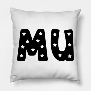 Mu Star Letters Pillow