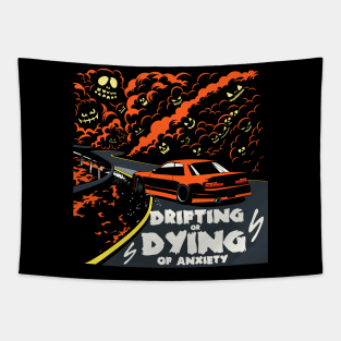 Silvia s13 spooky (orange) Tapestry