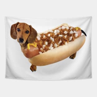 Chili Dog Tapestry