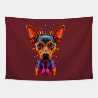 Miniature Pinscher Zwergpinscher Photo Art Tapestry