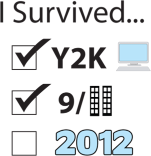 I Survived 2012 Magnet