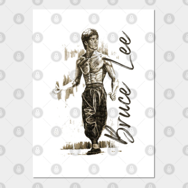 Bruce Lee Draw Bruce Lee Posters And Art Prints Teepublic