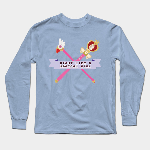 Fight Like A Magical Girl Sailor Moon Long Sleeve T Shirt