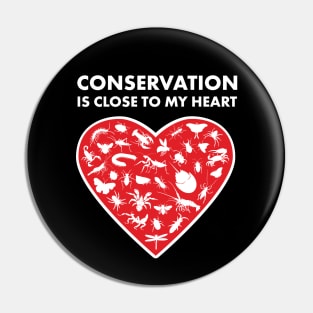 Arthropods Conservation Heart Pin