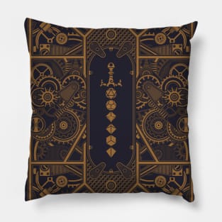 Steampunk Polyhedral Dice Sword Pillow