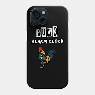 Rooster Punk Alarm Clock Phone Case