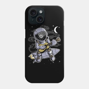 Astronaut Guitar Cardano ADA Coin To The Moon Crypto Token Cryptocurrency Blockchain Wallet Birthday Gift For Men Women Kids Phone Case