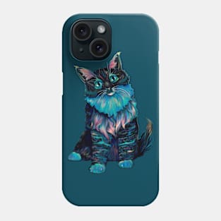 Curious Galaxy Cat Phone Case