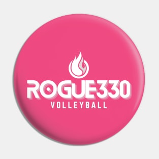 Rogue White Transparent Pin