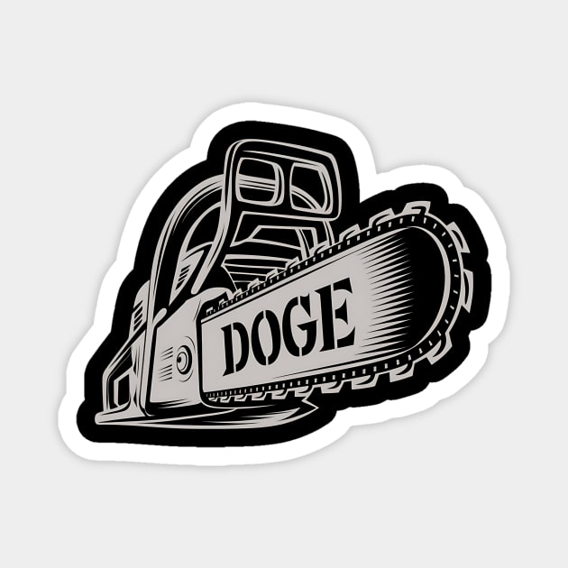 DOGE Chainsaw D.O.G.E Saw Magnet by ArtistTee ⭐⭐⭐⭐⭐
