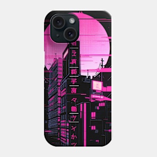 Vaporwave Japanese Aesthetic City Tokyo Landscape Phone Case