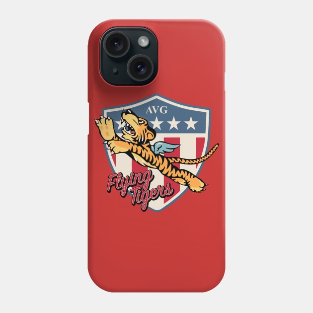 WW2 Flying Tigers Patch Phone Case by Firemission45