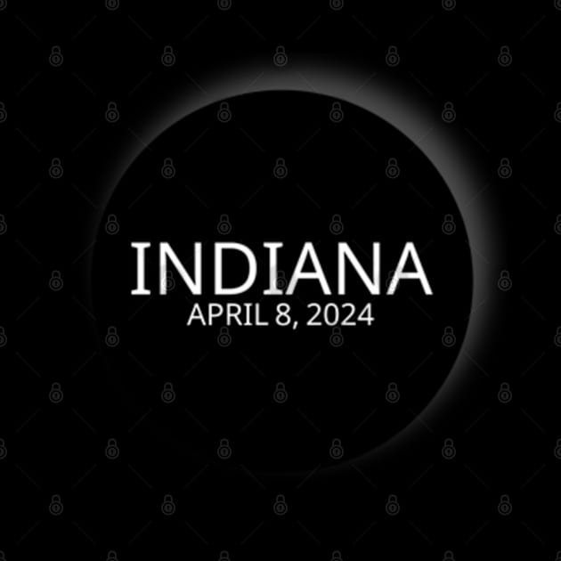 Total Solar Eclipse 2024 Indiana by Bouteeqify