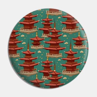 Traditional Chinese Pagoda Pin