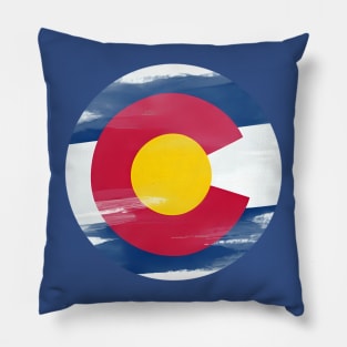 Colorado State Flag Pillow