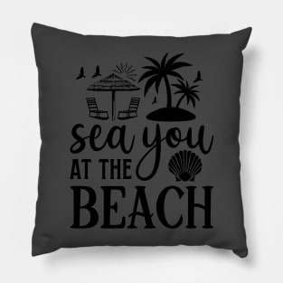 See you at the beach Pillow