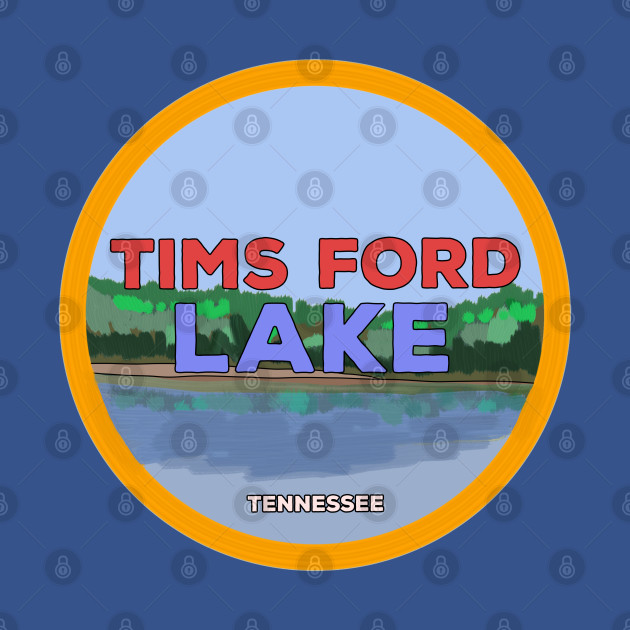 Discover Tims Ford Lake, Tennessee - Tennessee Gift - T-Shirt