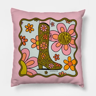 Virgo Groovy Boot Pillow