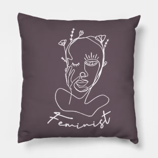 Feminist Flower Pillow