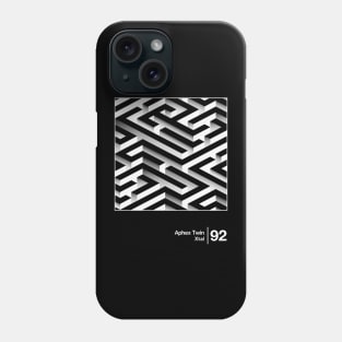 Aphex Twin - Xtal / Minimalist Style Graphic Design Phone Case