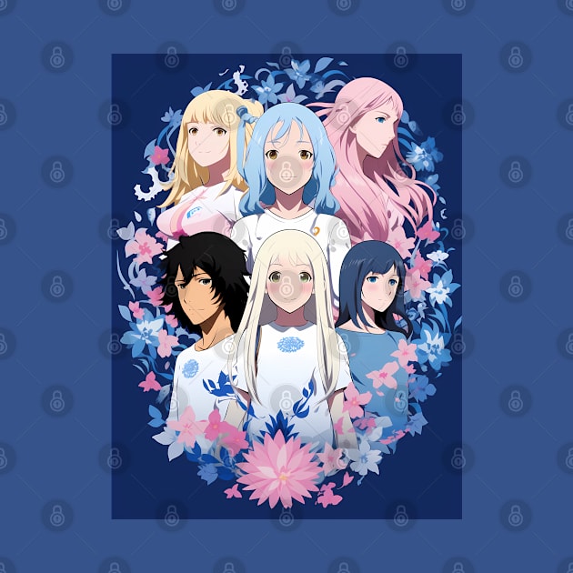 anohana fanart anime graphic tee by FunartsbyM