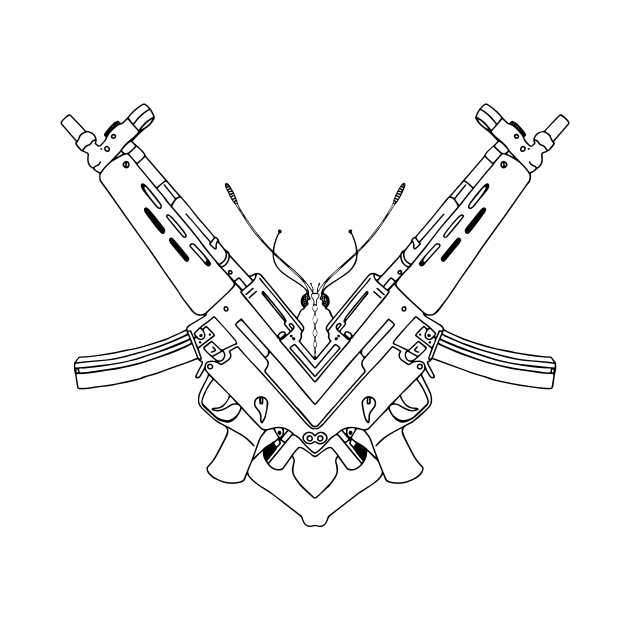 MP5 Butterfly Submachine by euglenii