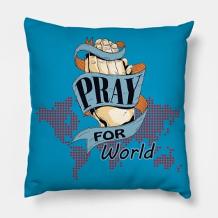 pray for world Pillow