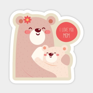 Loving bear mom Magnet