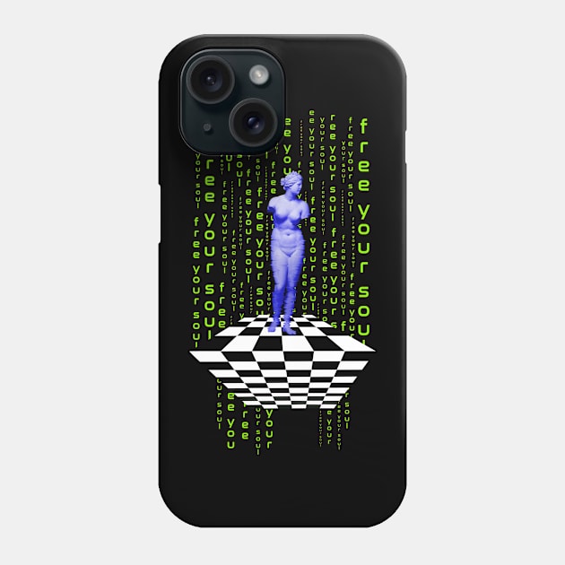 Free Your Soul (Transparent) Phone Case by Can Caner