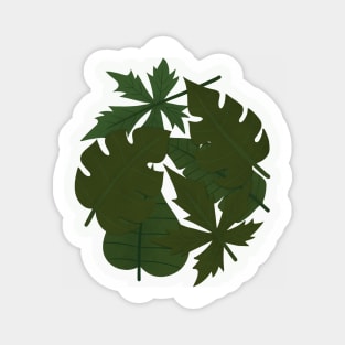 my circle leaf Magnet