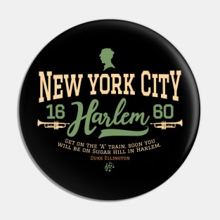New York Harlem - Harlem Logo - Harlem Manhattan - Duke Ellington Pin