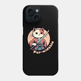 Samurai cat warrior Japanese cat Phone Case