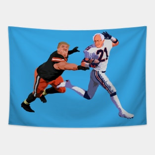 Bernie Sanders Donald Trump Football Tapestry