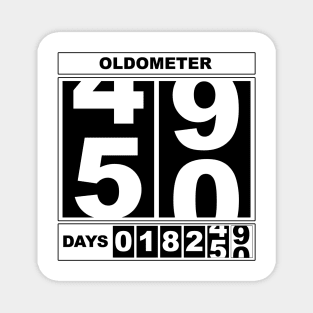 50th Birthday Oldometer Magnet