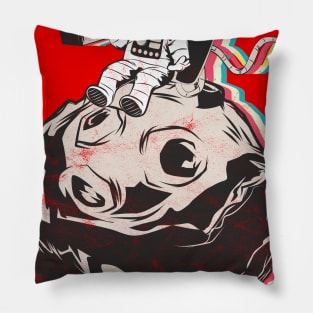 Techno Electro Music Astronaut Pillow