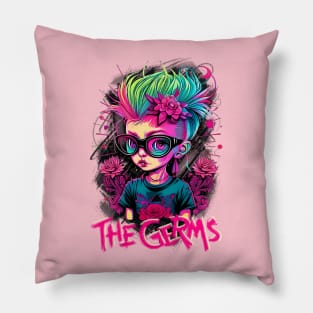 Punk Girl - The Germs Pillow