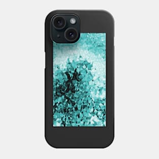 Blue Ice Winter Mosaic Phone Case