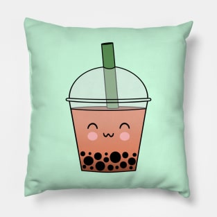 Mocha bubble tea Pillow