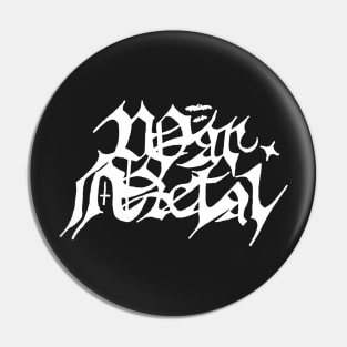 War Metal - ough black metal Pin