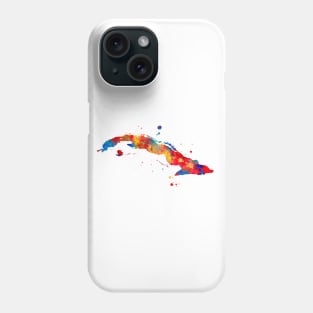 Cuba Map Watercolor Painting Phone Case