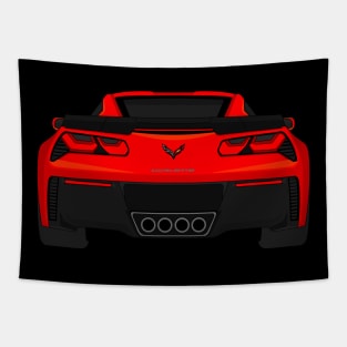 Z06 RED Tapestry