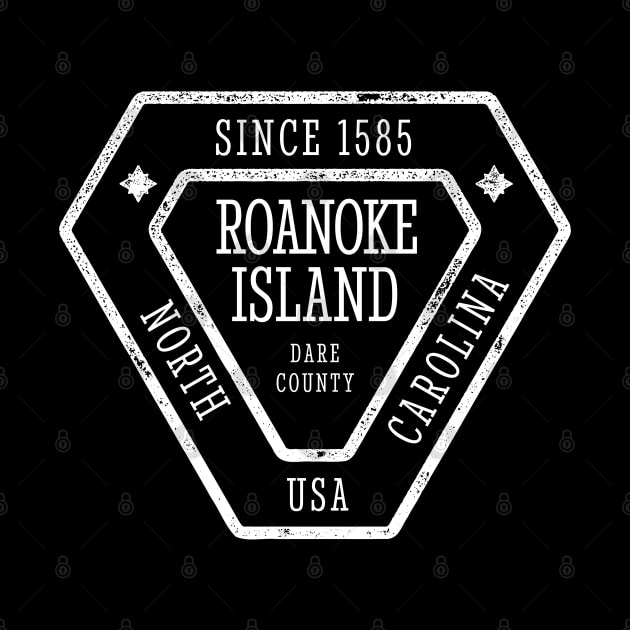 Roanoke Island, NC Summertime Vacationing Sign by Contentarama