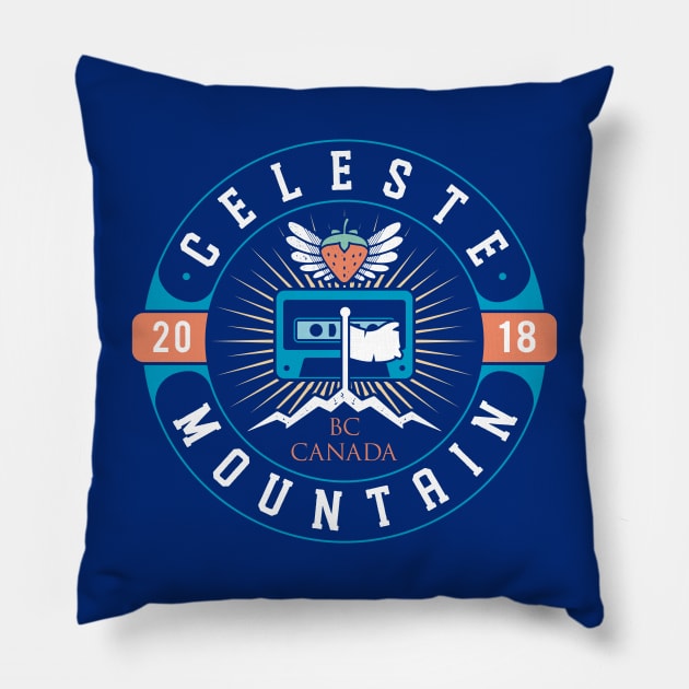 Celeste Mountain Crest Pillow by Lagelantee