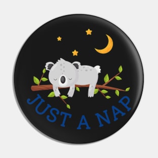 most likely to take a nap Sticker Pin