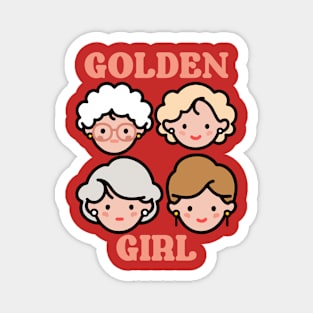 Golden Girls Cartoon Model Magnet