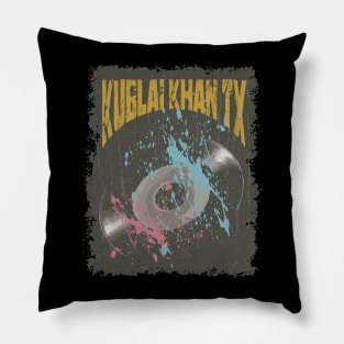 Kublai Khan TX Vintage Vynil Pillow